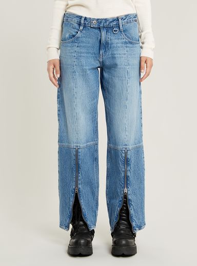 Judee Biker Low Waist Loose Jeans